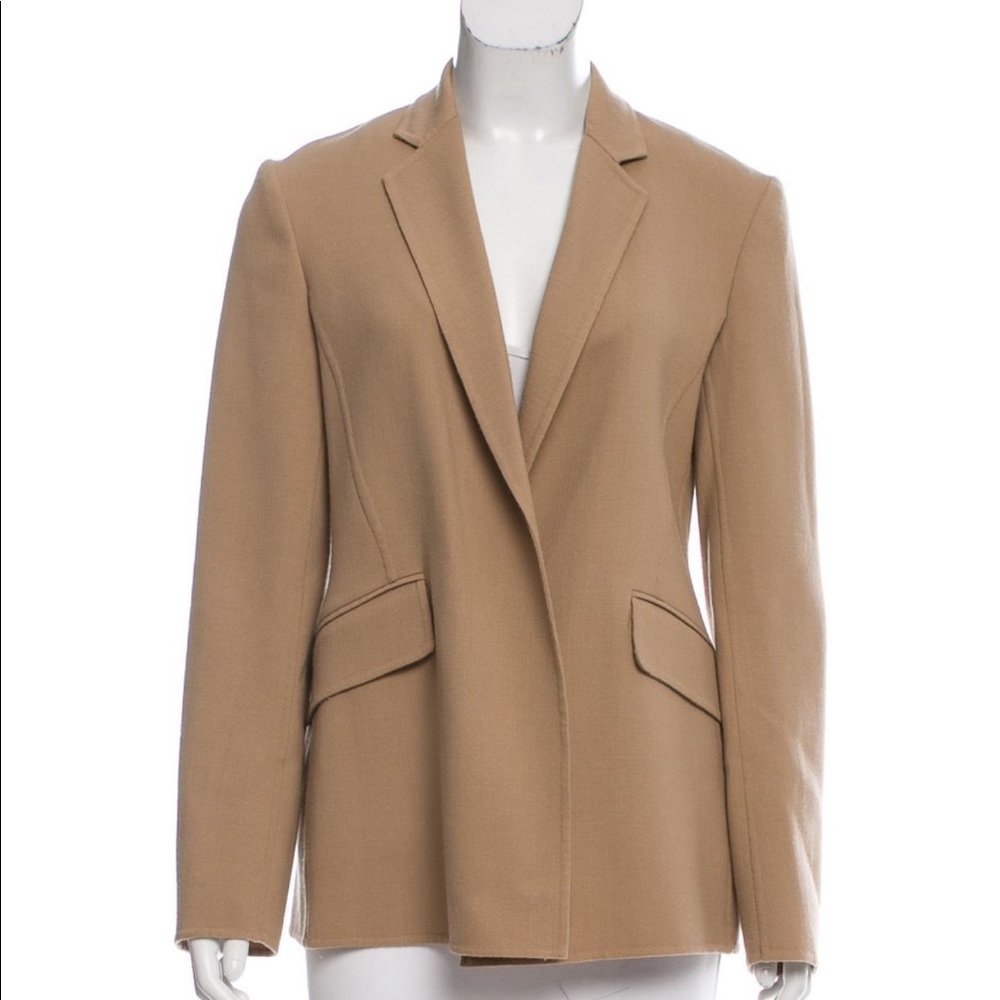 Theory Wool Camel Blazer - image 1
